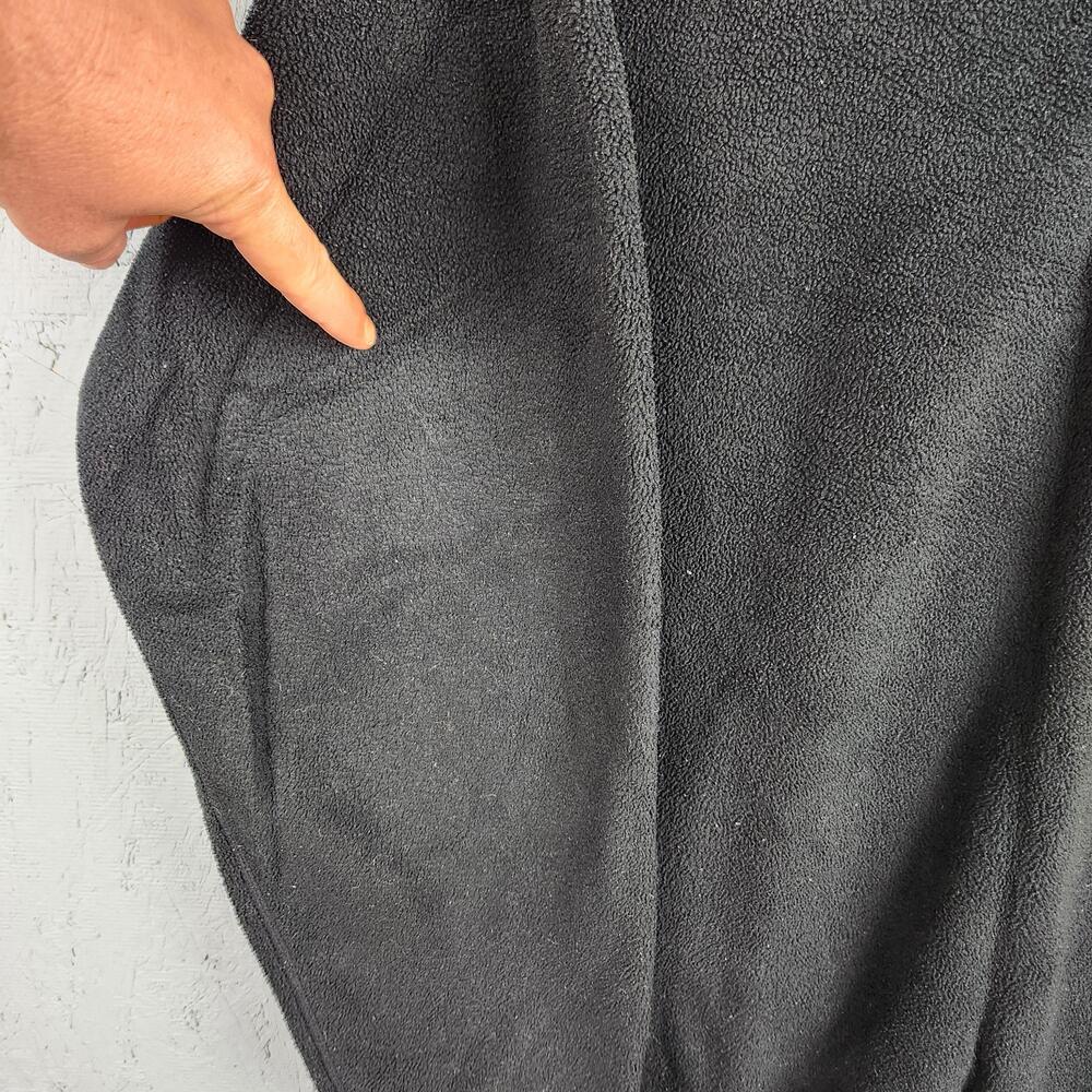 Vintage Nautica Competition Pullover Mens 2XL Black NAUTECH Fleece Half Zip USA - Picture 7 of 14